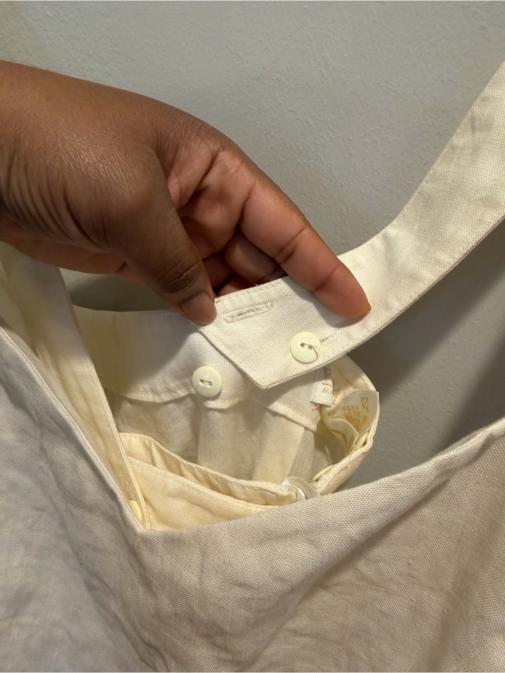Vintage NWT Escada Cream Linen Jumpsuit - Picture 8 of 13